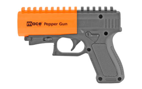 Non Lethal Defense Mace Security International Pepper Gun MSI PEPPER GUN 2.0 BLK/ORG 13OZ • Model: Pepper Gun